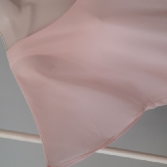 NWT BCX Pink Butterfly Chiffon Style Blouse sz Large - Picture 2 of 5